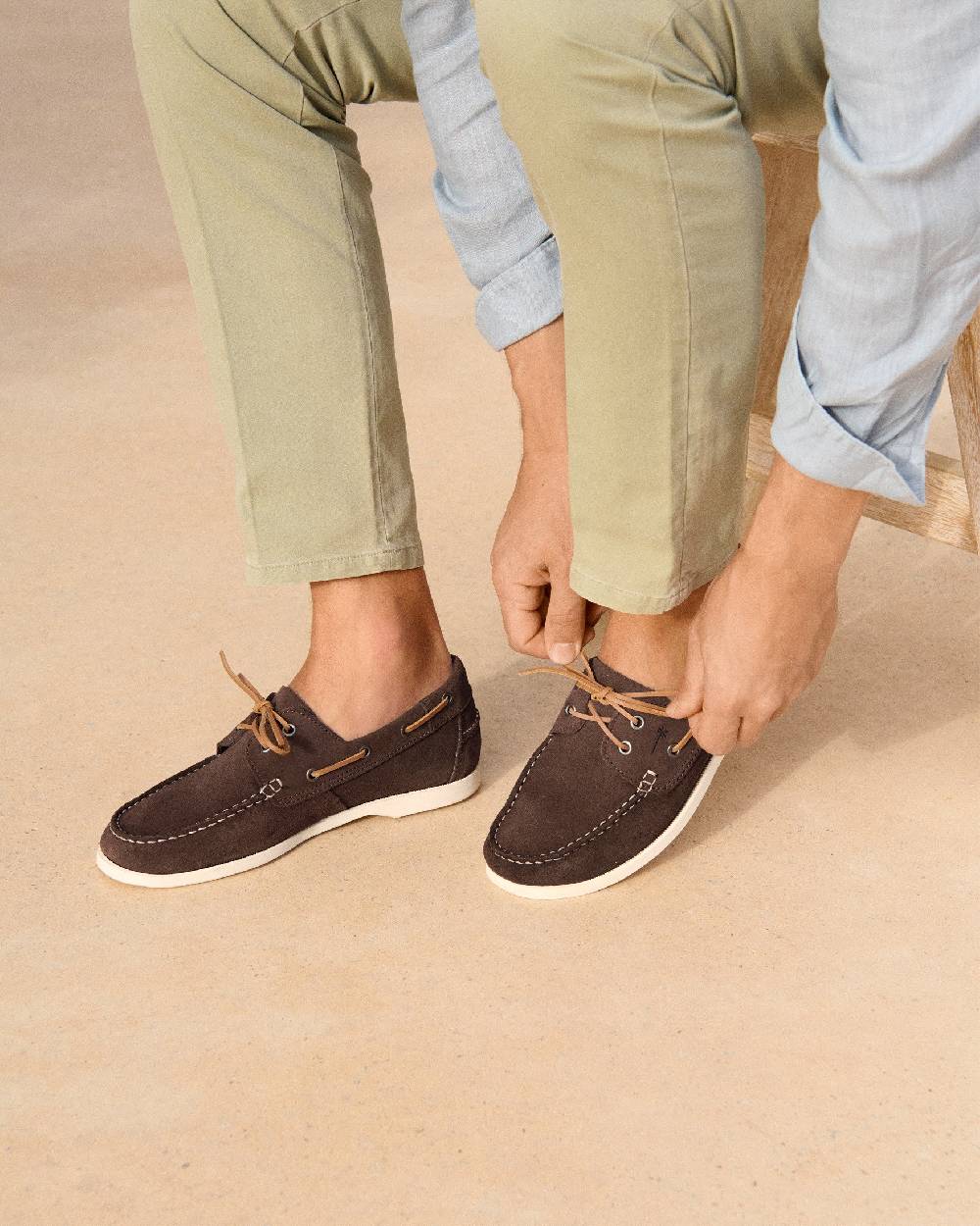 Manebí Suede Boat-Shoes - Hamptons Moka Negozi Online