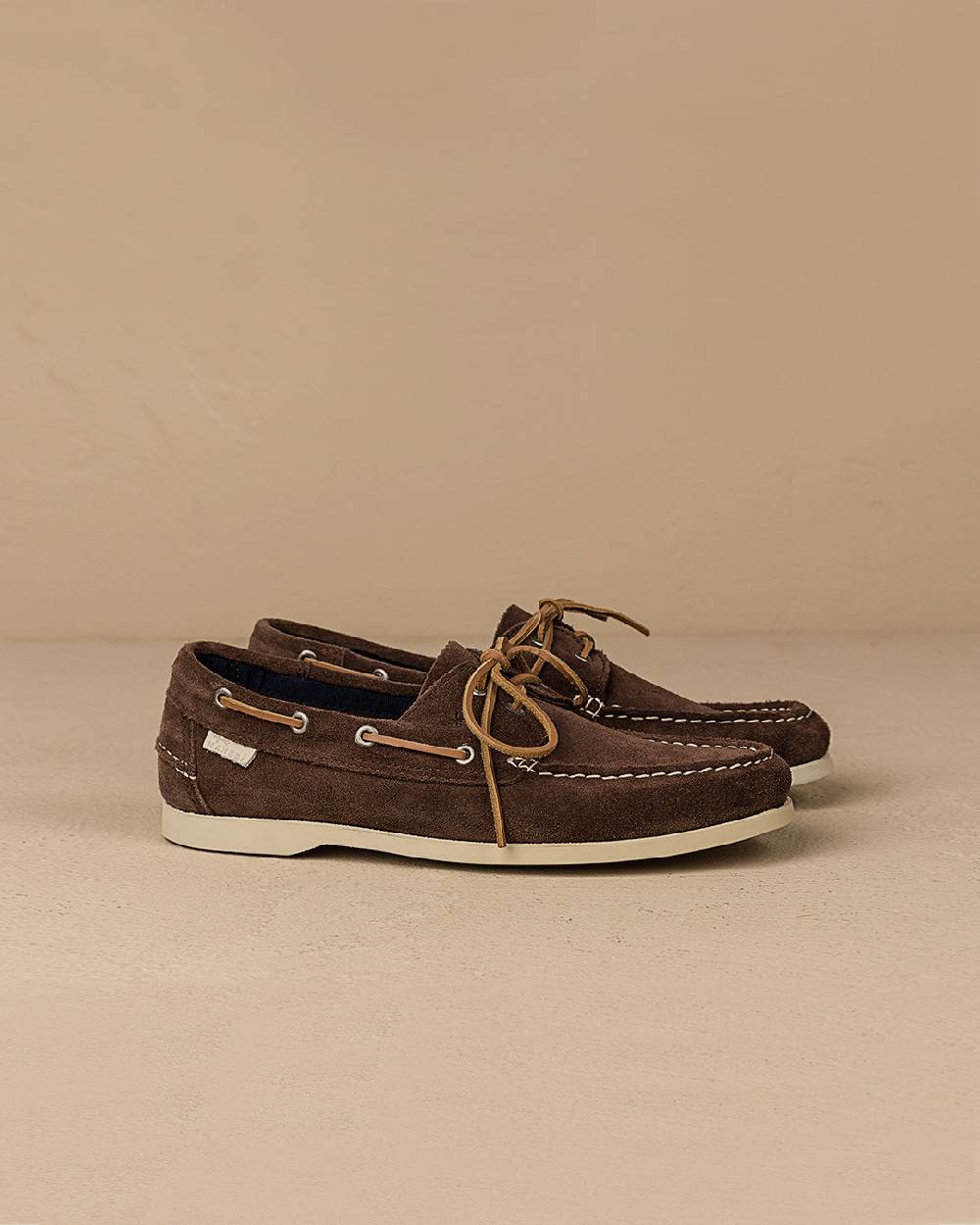 Manebí Suede Boat-Shoes - Hamptons Moka Negozi Online