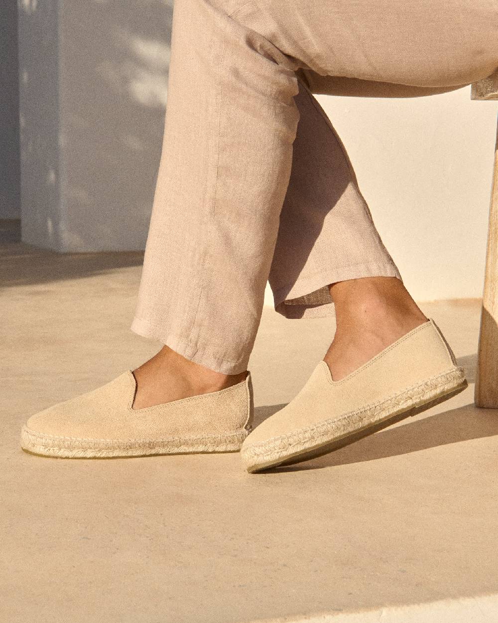 Manebí Espadrillas - Hamptons - Champagne Beige Offerta