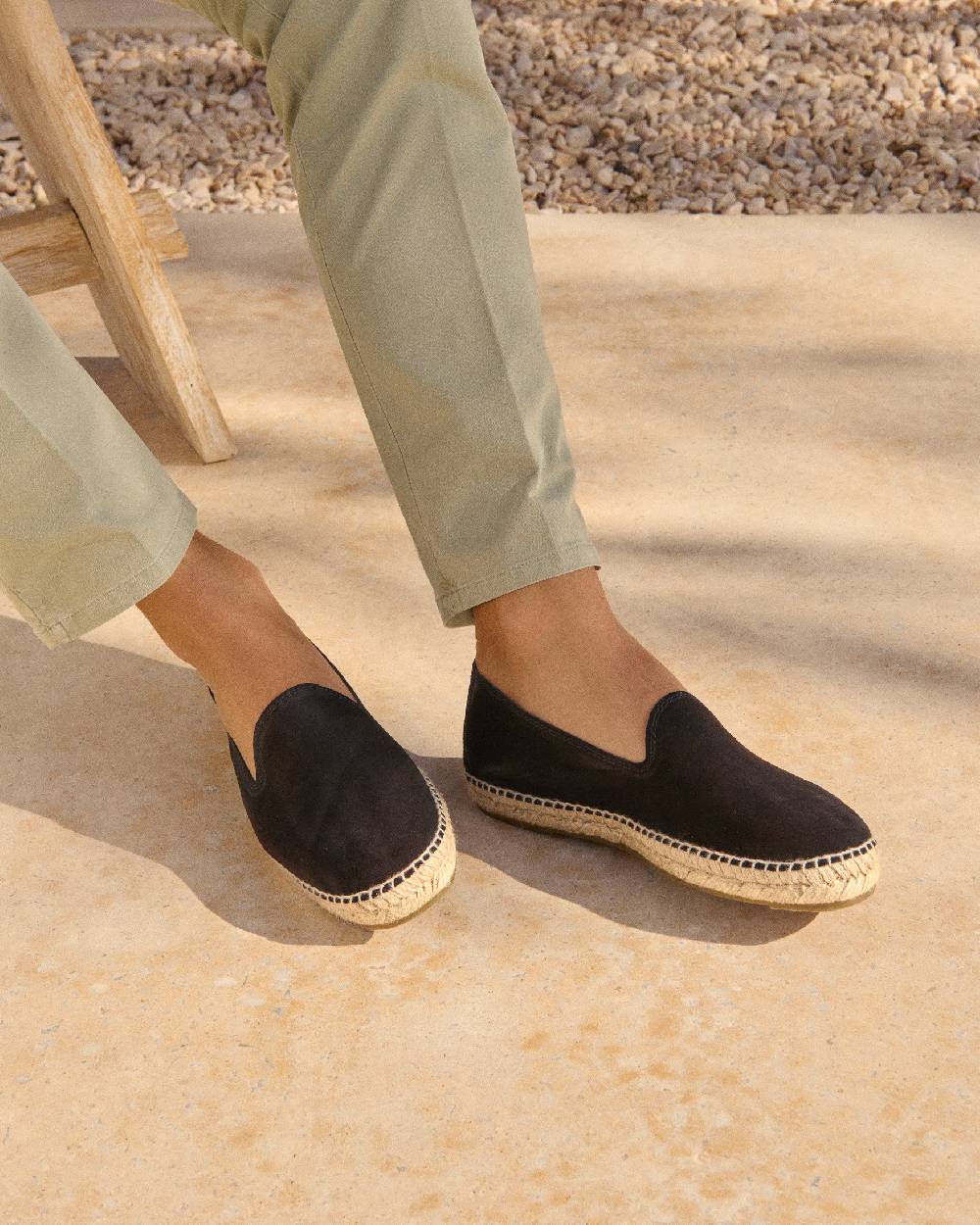Manebí Espadrillas - Hamptons - Black Economico