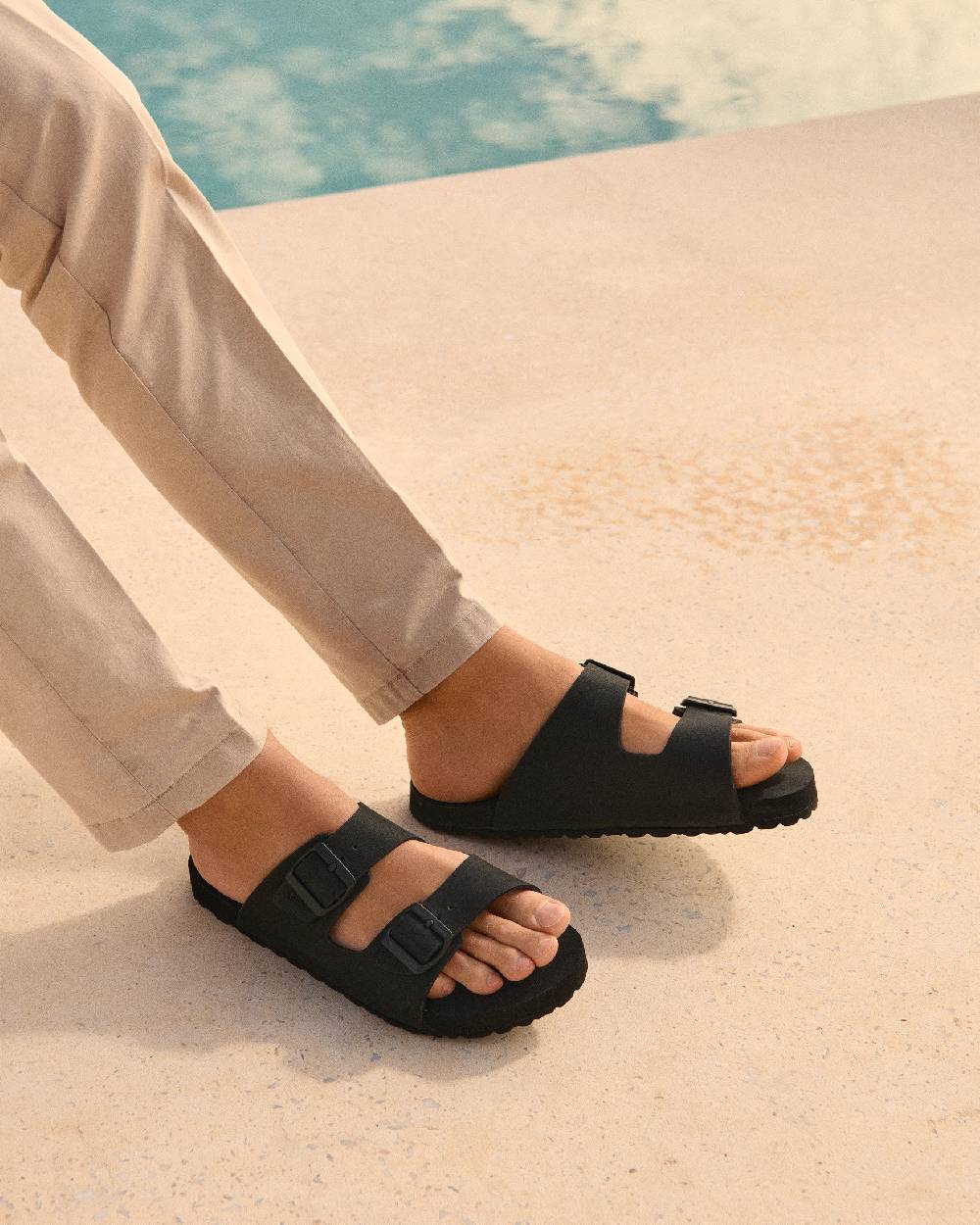 Manebí Eva Swim Sandals - Honolulu Black Online