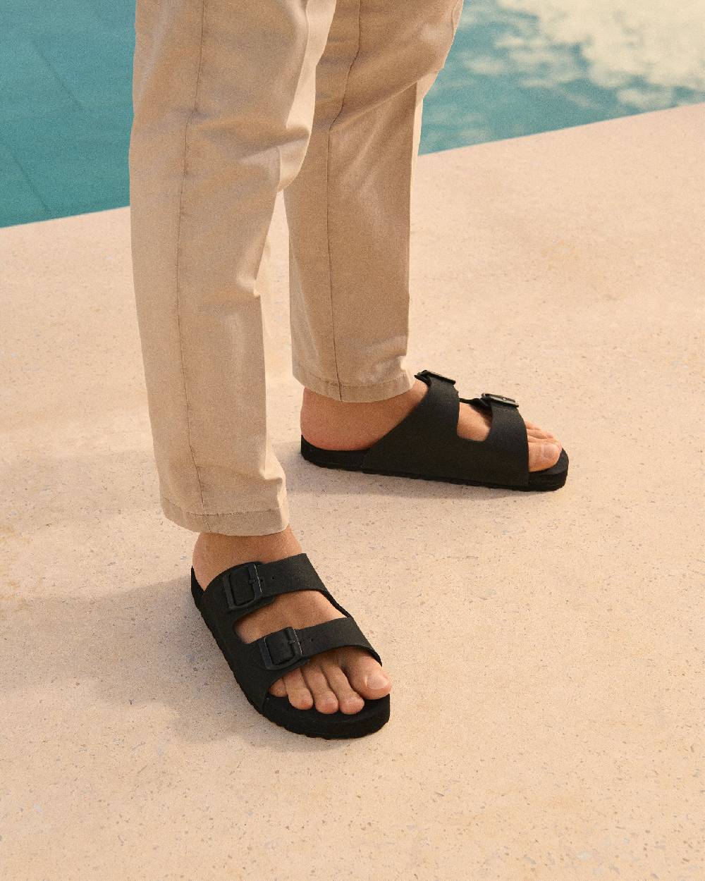 Manebí Eva Swim Sandals - Honolulu Black Online