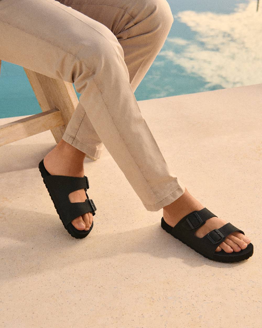 Manebí Eva Swim Sandals - Honolulu Black Online