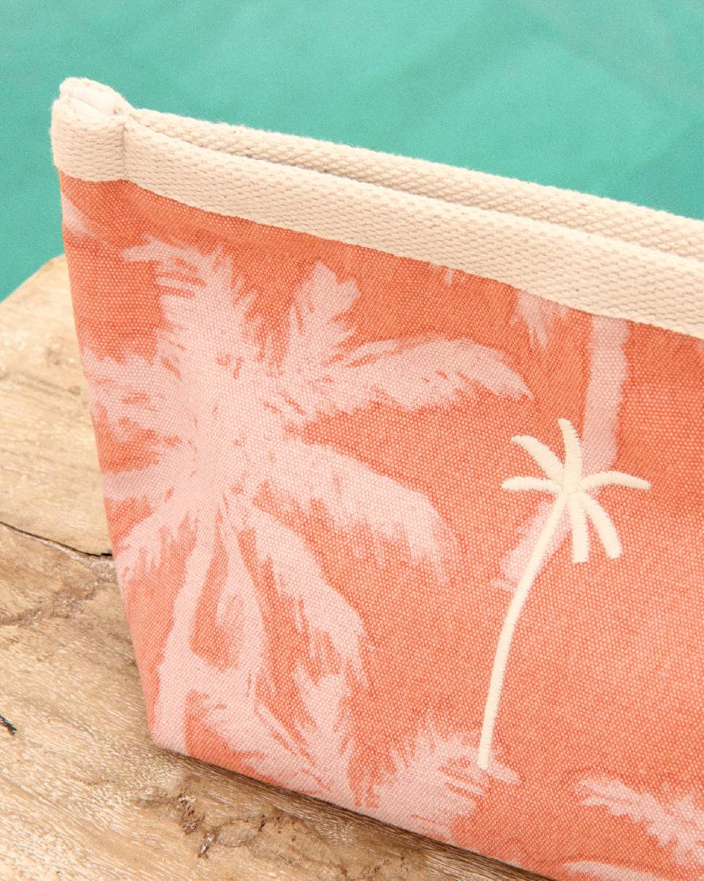 Manebí Canvas Tender2Tote - Sunbaked \u0026 Cream Pink Maxi Palm Nuova