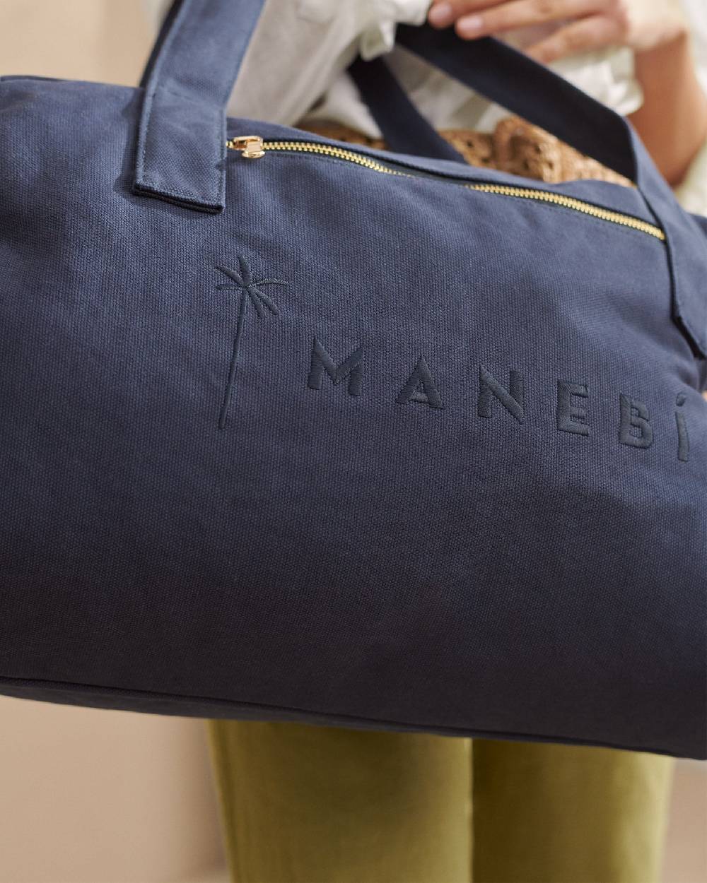 Manebí Canvas Weekend Bag - La Havana Blue 2025