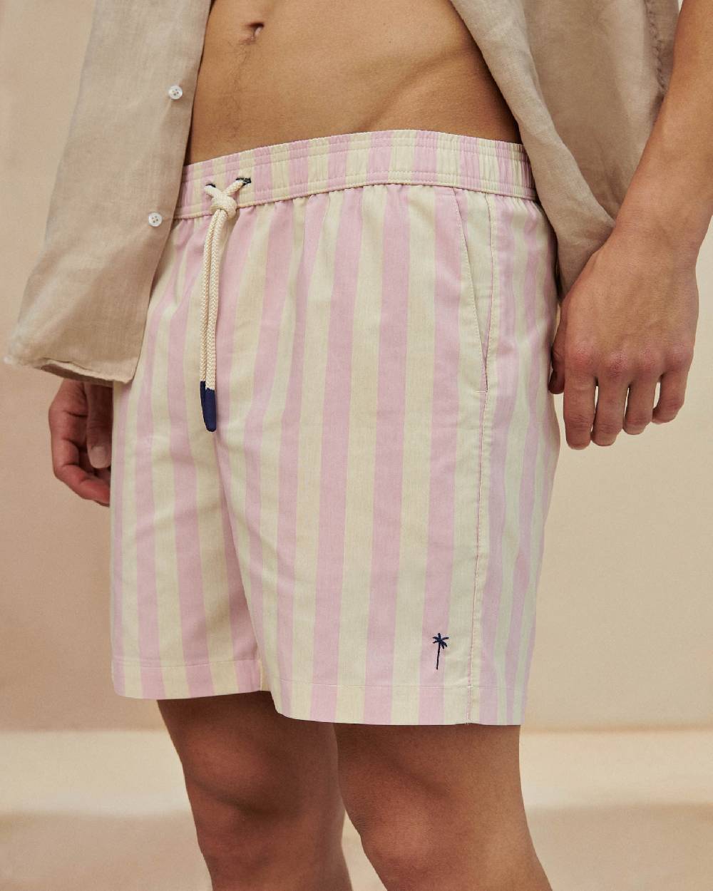 Manebí Printed Swim Shorts - Antique Rose Consegna Veloce