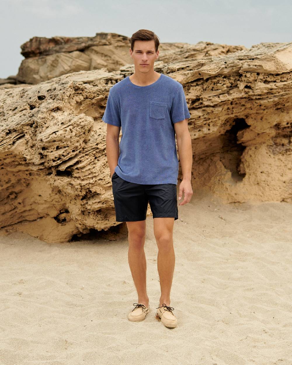 Manebí Solid Color Swim Shorts - Recycled Ultra Light Night Blue Novità
