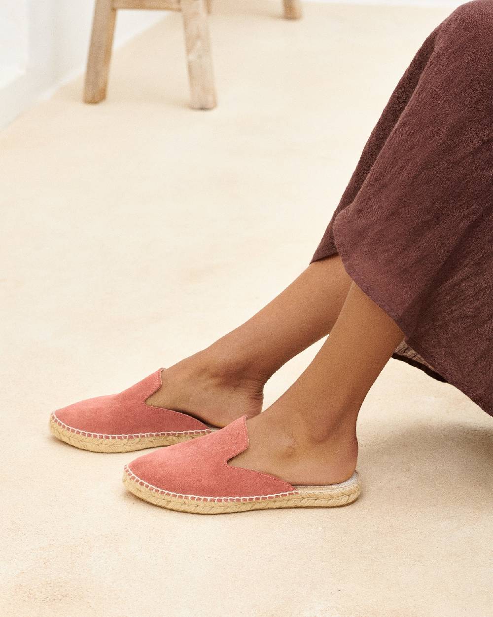 Manebí Suede Mules - Terracotta Vendita Calda