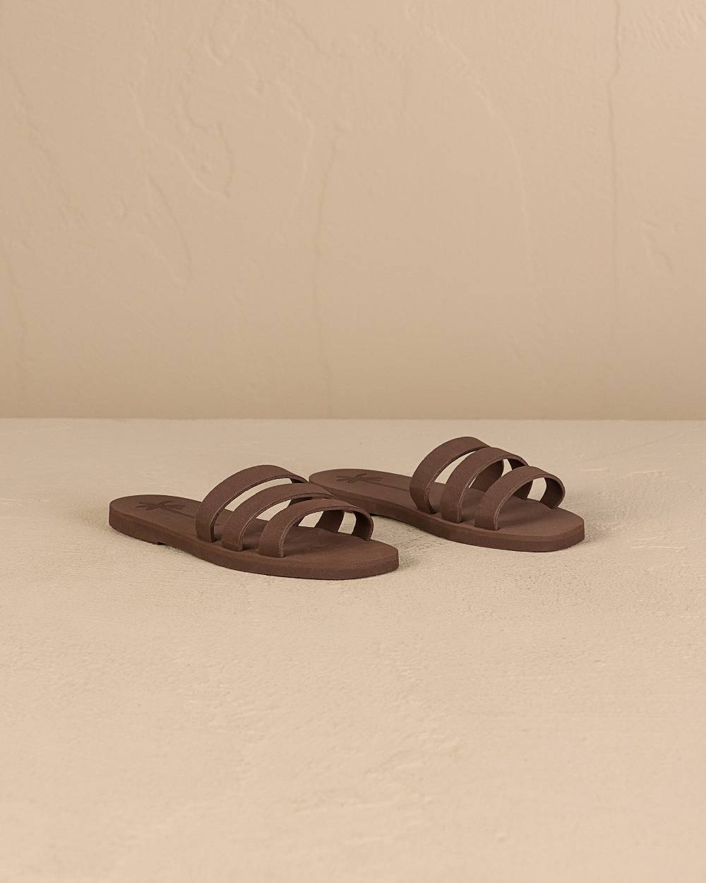 Manebí Eva Three Bands|Swim Sandals - Cocoa Italy