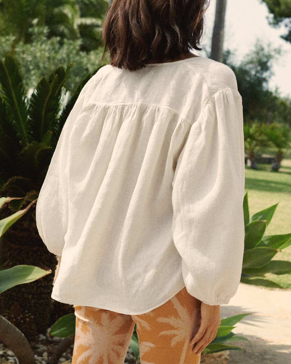 Manebí Linen Varadero Shirt - Eggnog Online