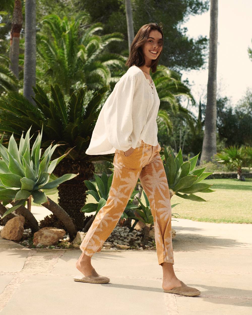 Manebí Linen Varadero Shirt - Eggnog Online