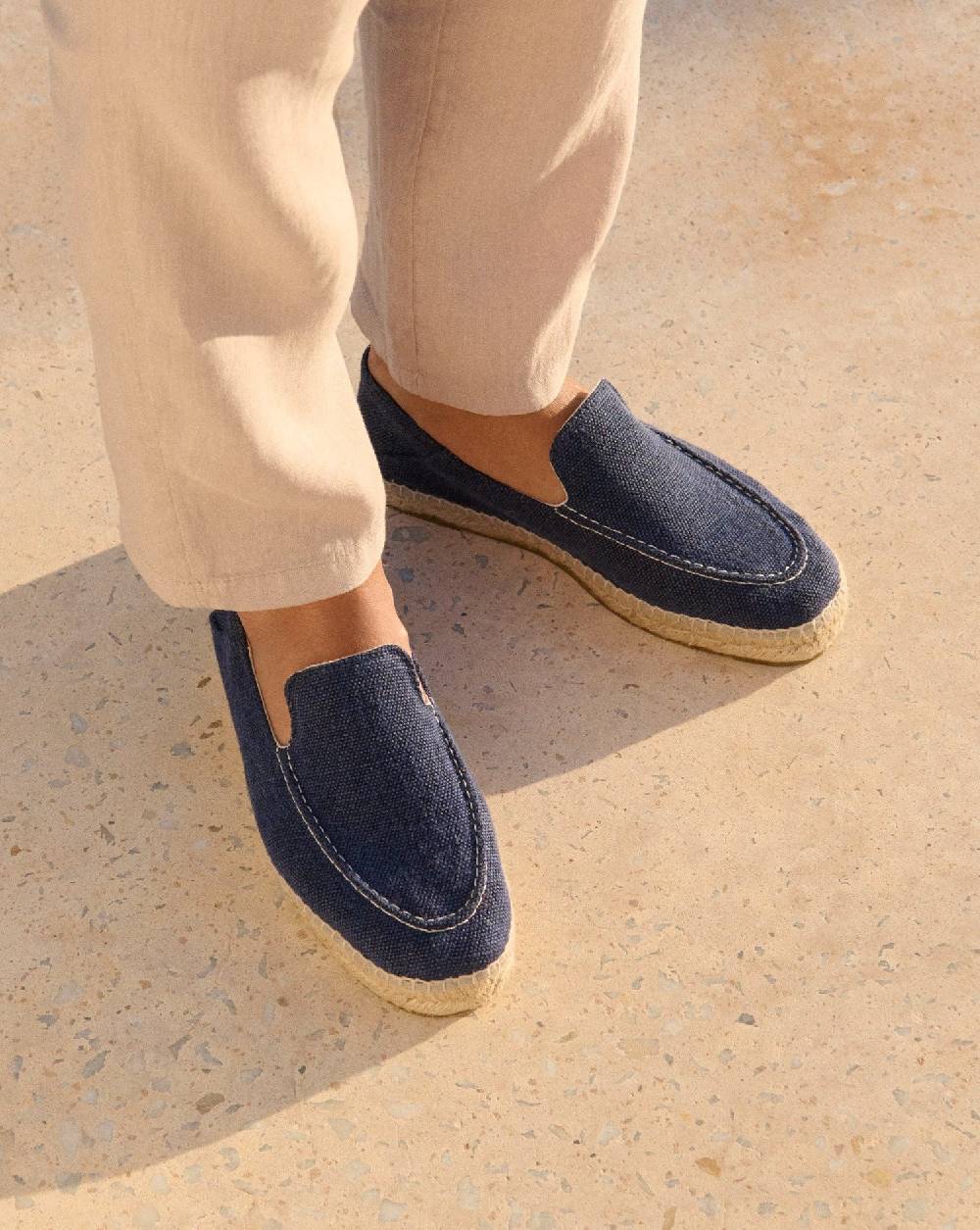 Manebí Organic Hemp Traveler Loafers|Espadrilles - Navy Novità