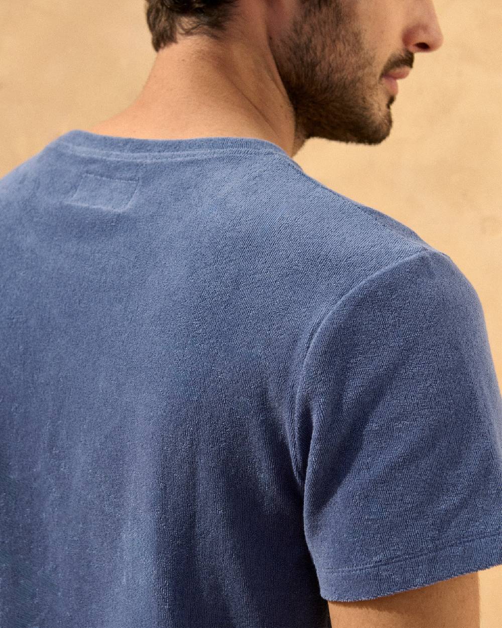Manebí Organic Terry Cotton|Emilio T-Shirt - Petrole Vendite Flash