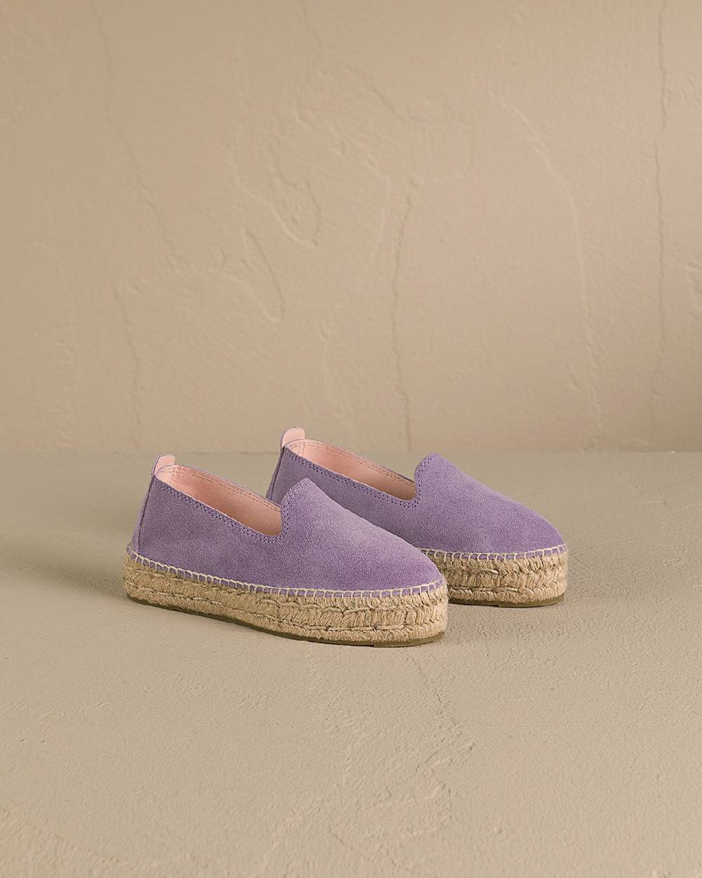 Manebí Suede Double Sole Espadrilles - Hamptons Wisteria Lilac Nuova