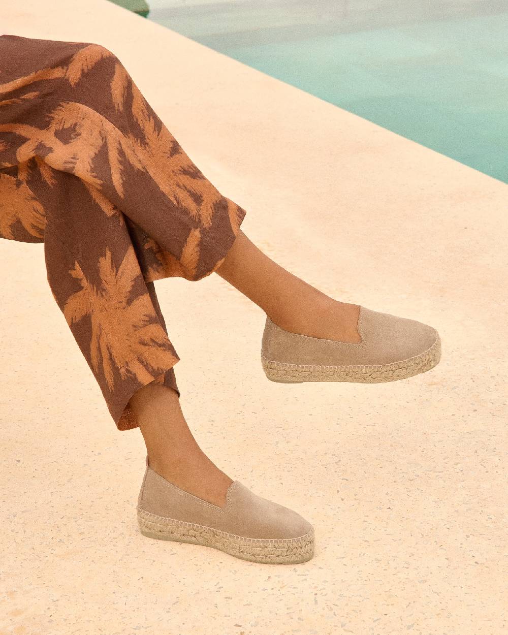 Manebí Espadrillas con Doppia Suola - Hamptons - Vintage Taupe Spedizione Gratuita