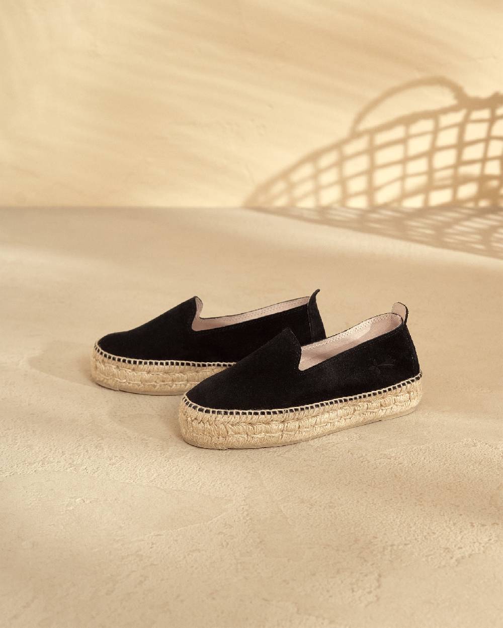 Manebí Espadrillas Doppia Suola - Hamptons - Nere Qualità Garantita