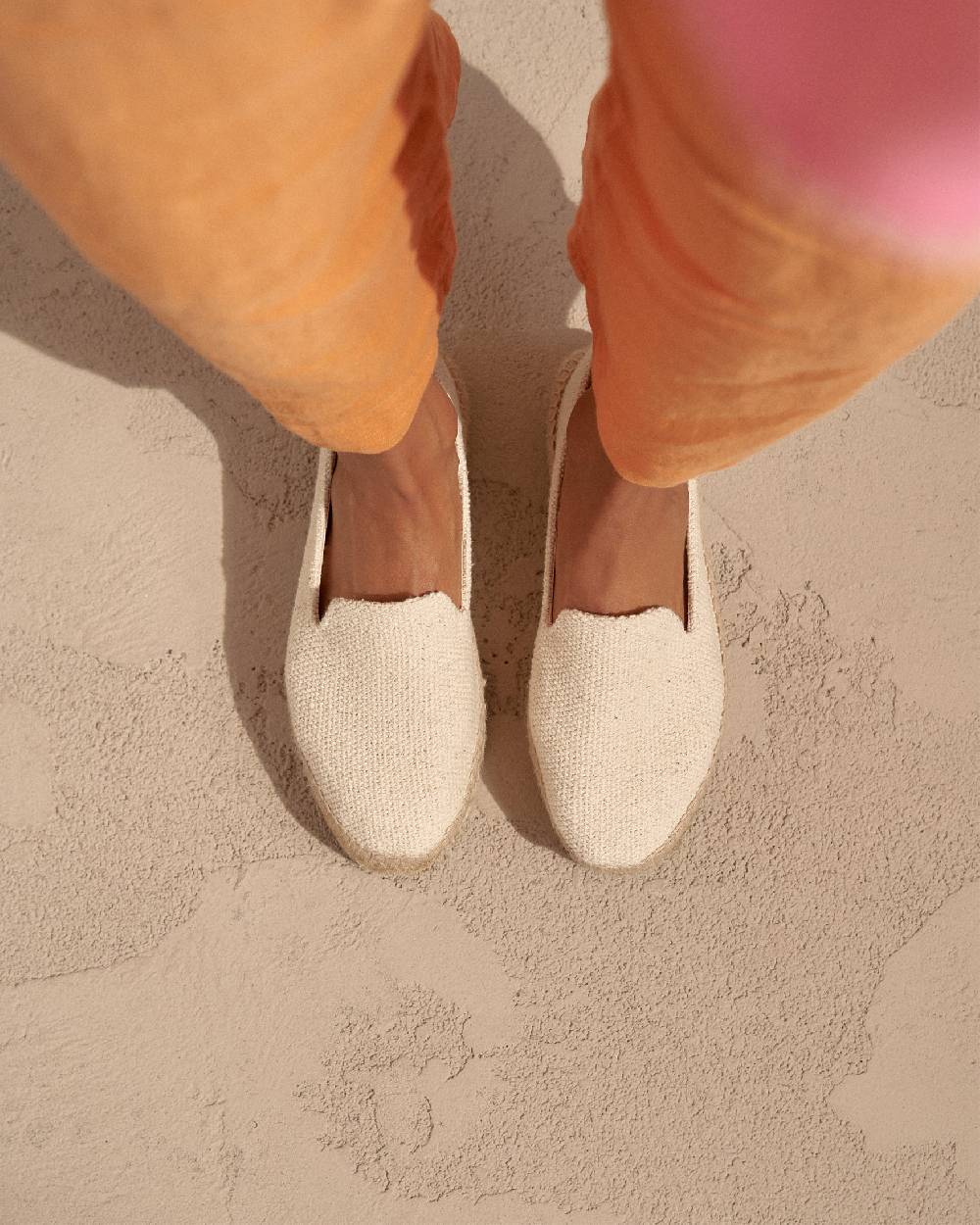 Manebí Coarse Woven Canvas|Double Sole Espadrilles - Yucatán Natural Promozione Limitata