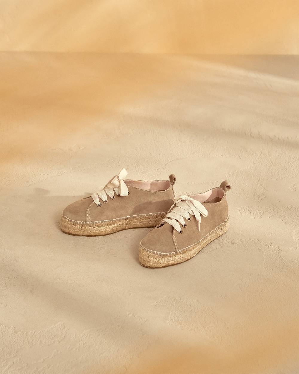 Manebí Espadrillas stringate - Hamptons - Vintage Taupe Hotsell