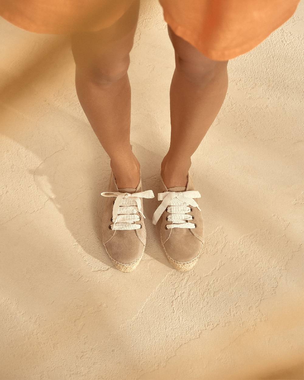 Manebí Espadrillas stringate - Hamptons - Vintage Taupe Hotsell
