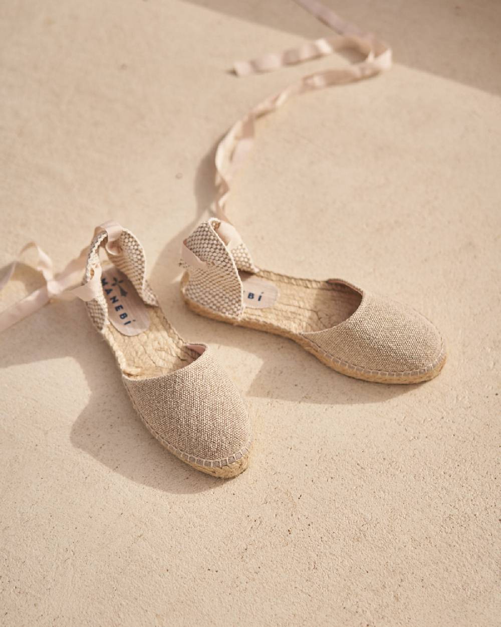 Manebí Organic Hemp Flat Valenciana Espadrilles - La Havana Natural Moda