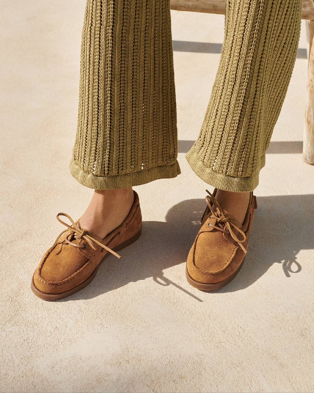Manebí Suede Boat-Shoes - Hamptons Cuero Comprare a buon mercato