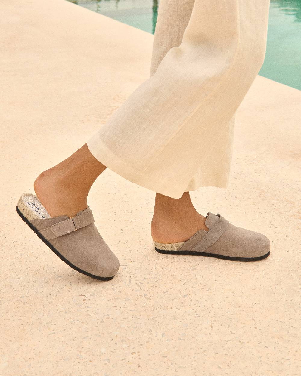 Manebí Suede Clog Mules - Hamptons Coco Brown Latest fashion
