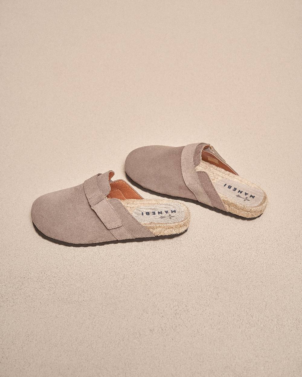 Manebí Suede Clog Mules - Hamptons Coco Brown Latest fashion