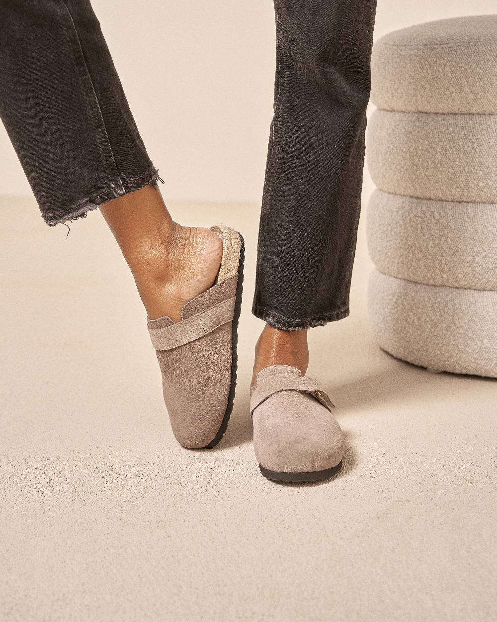 Manebí Suede Clog Mules - Hamptons Coco Brown Latest fashion