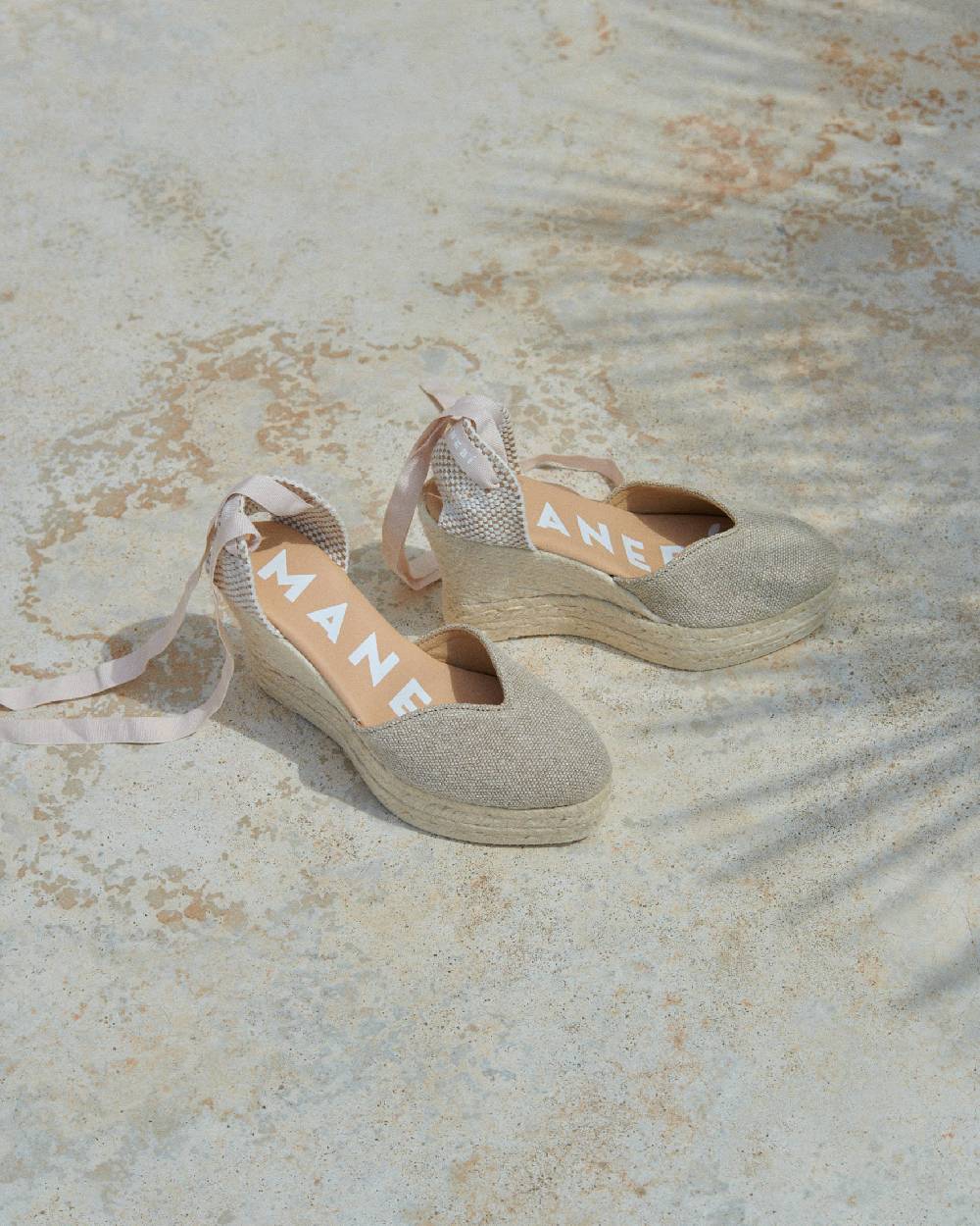 Manebí Organic Hemp Heart-Shaped|Wedge Espadrilles - La Havana Natural Latest stili