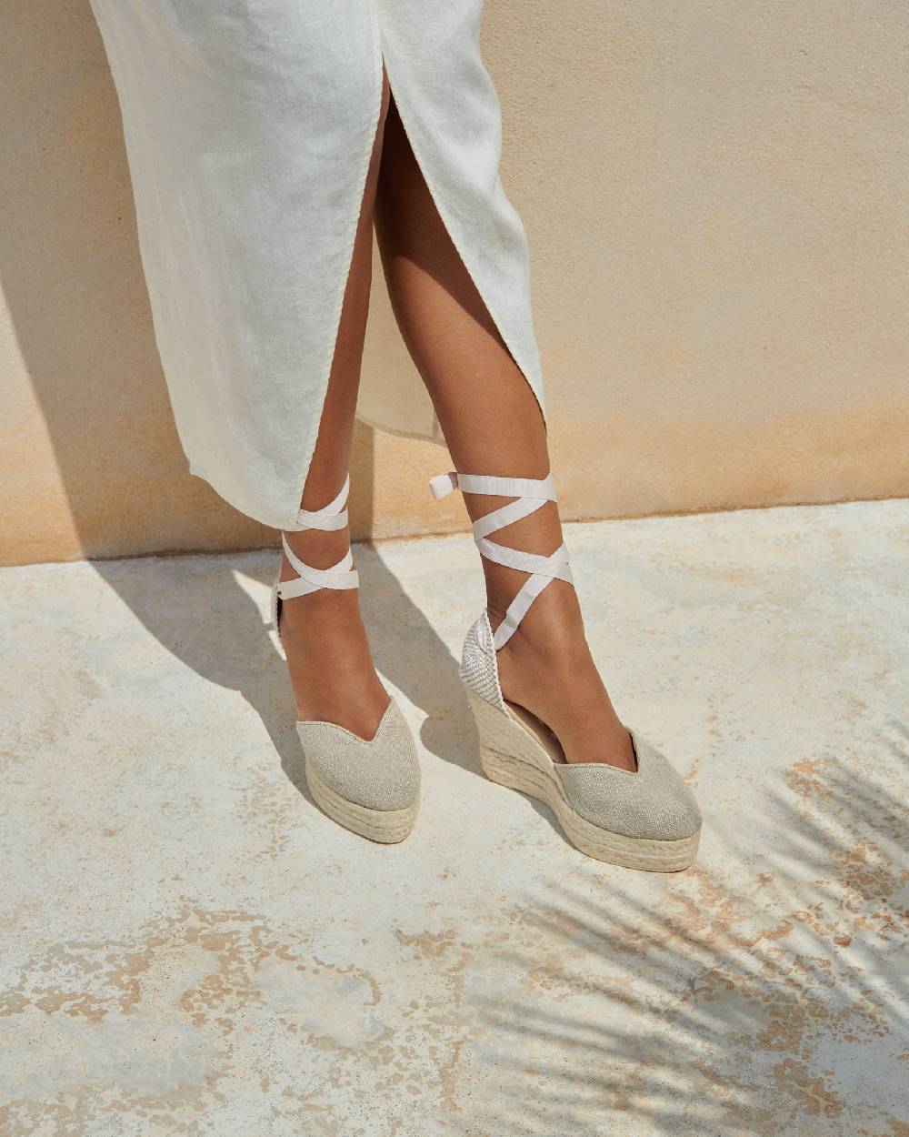 Manebí Organic Hemp Heart-Shaped|Wedge Espadrilles - La Havana Natural Latest stili