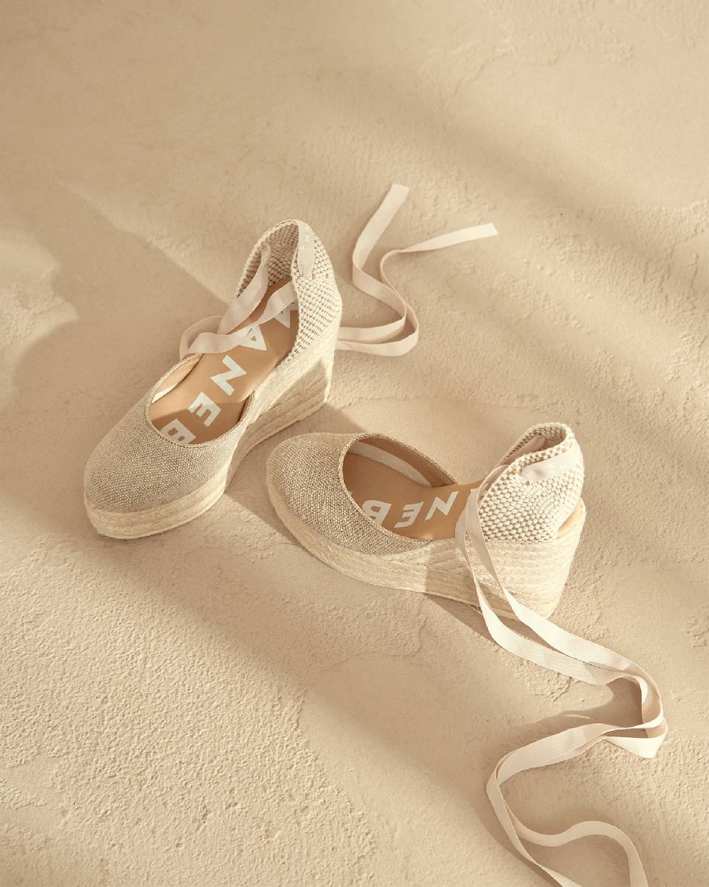 Manebí Organic Hemp Wedge Espadrilles - La Havana Natural Fino al 65% di sconto