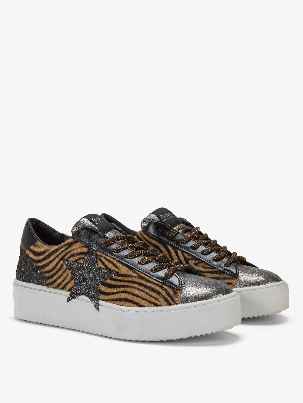 Nira Rubens COSMOPOLITAN - STELLA BROWN ZEBRINA SILVER In Saldo