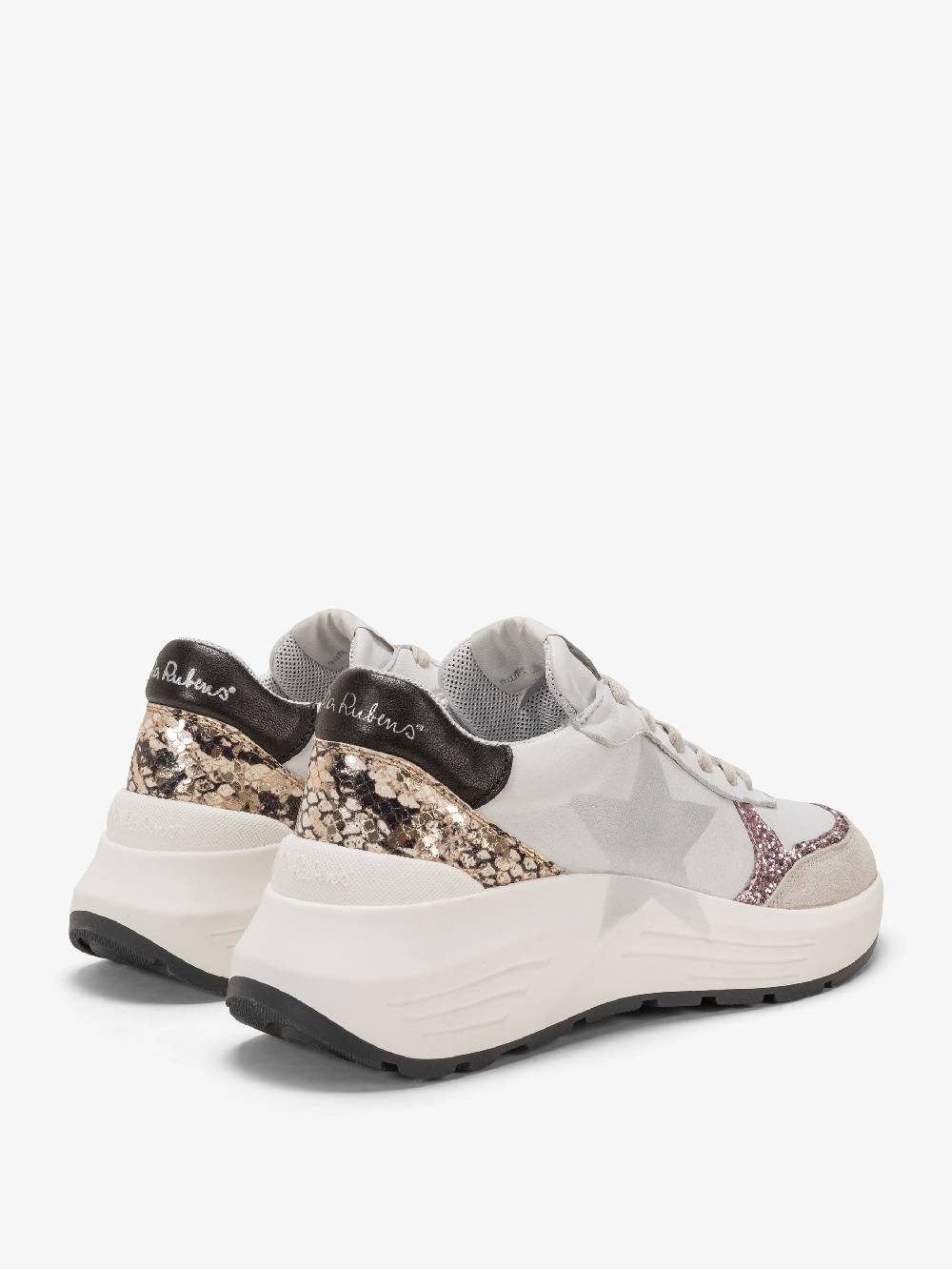 Nira Rubens Chunky Sneakers Stinger Python Rose - Stella Nuovo