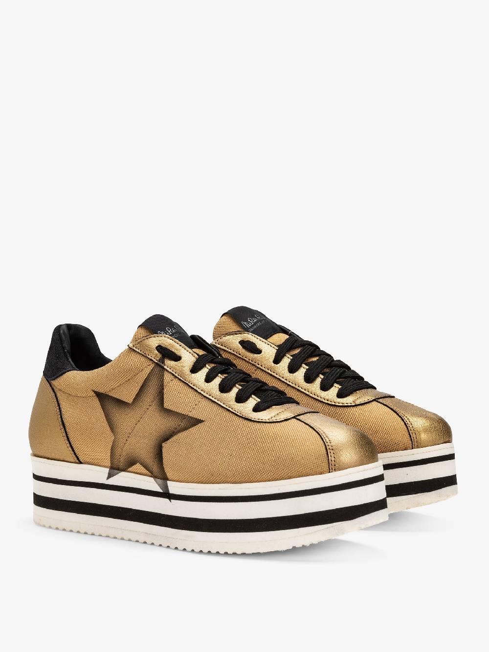 Nira Rubens Platform White Lady Active Gold - Stella Pezzi Unici
