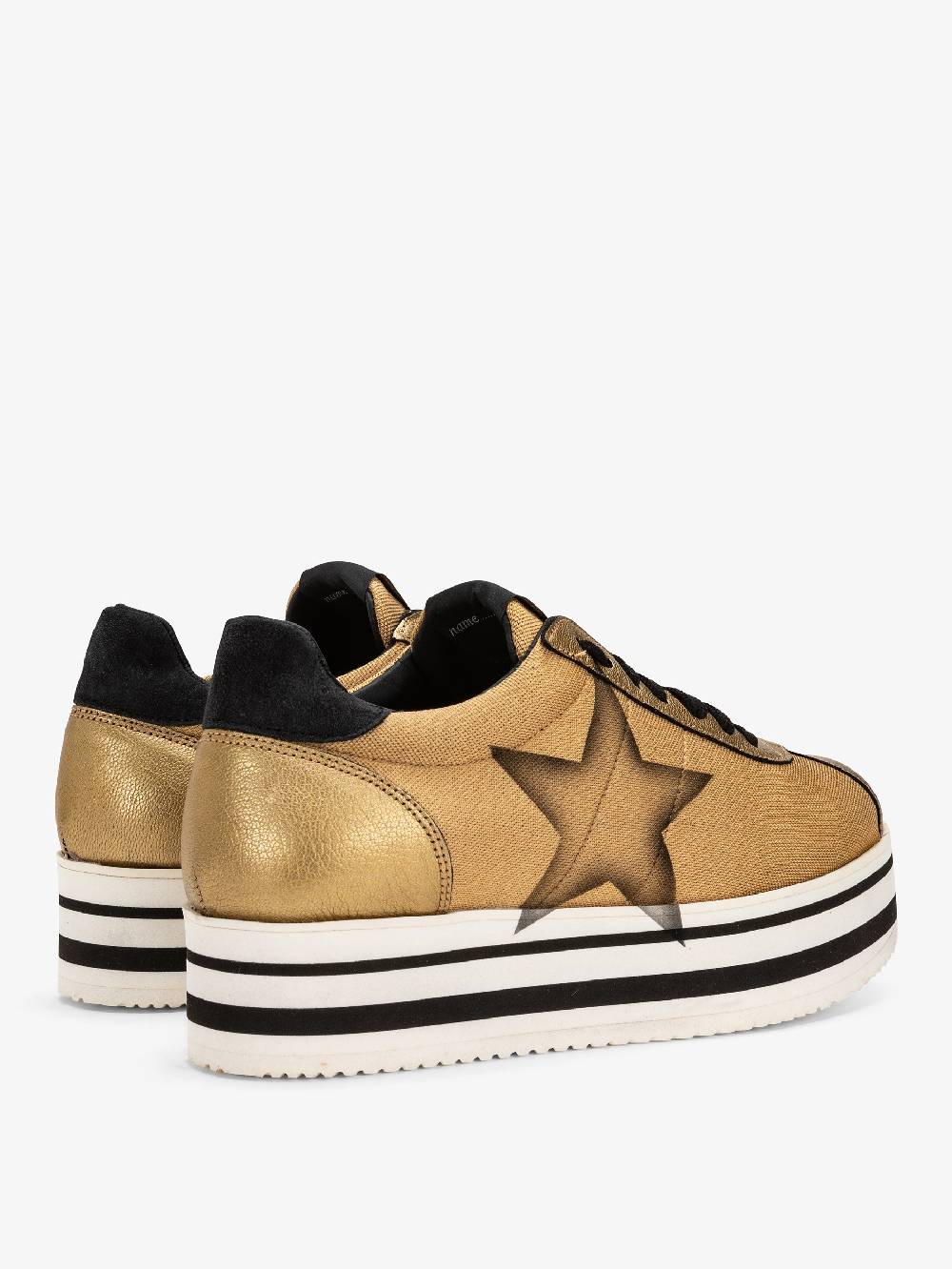 Nira Rubens Platform White Lady Active Gold - Stella Pezzi Unici
