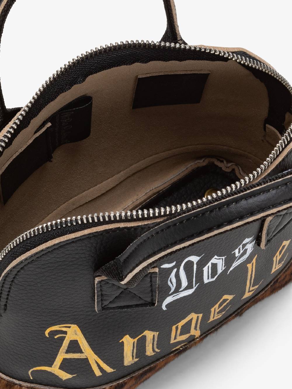 Nira Rubens TOY BAG - SAND FUR ANIMALIER LOS ANGELES PUNK Shopping Online