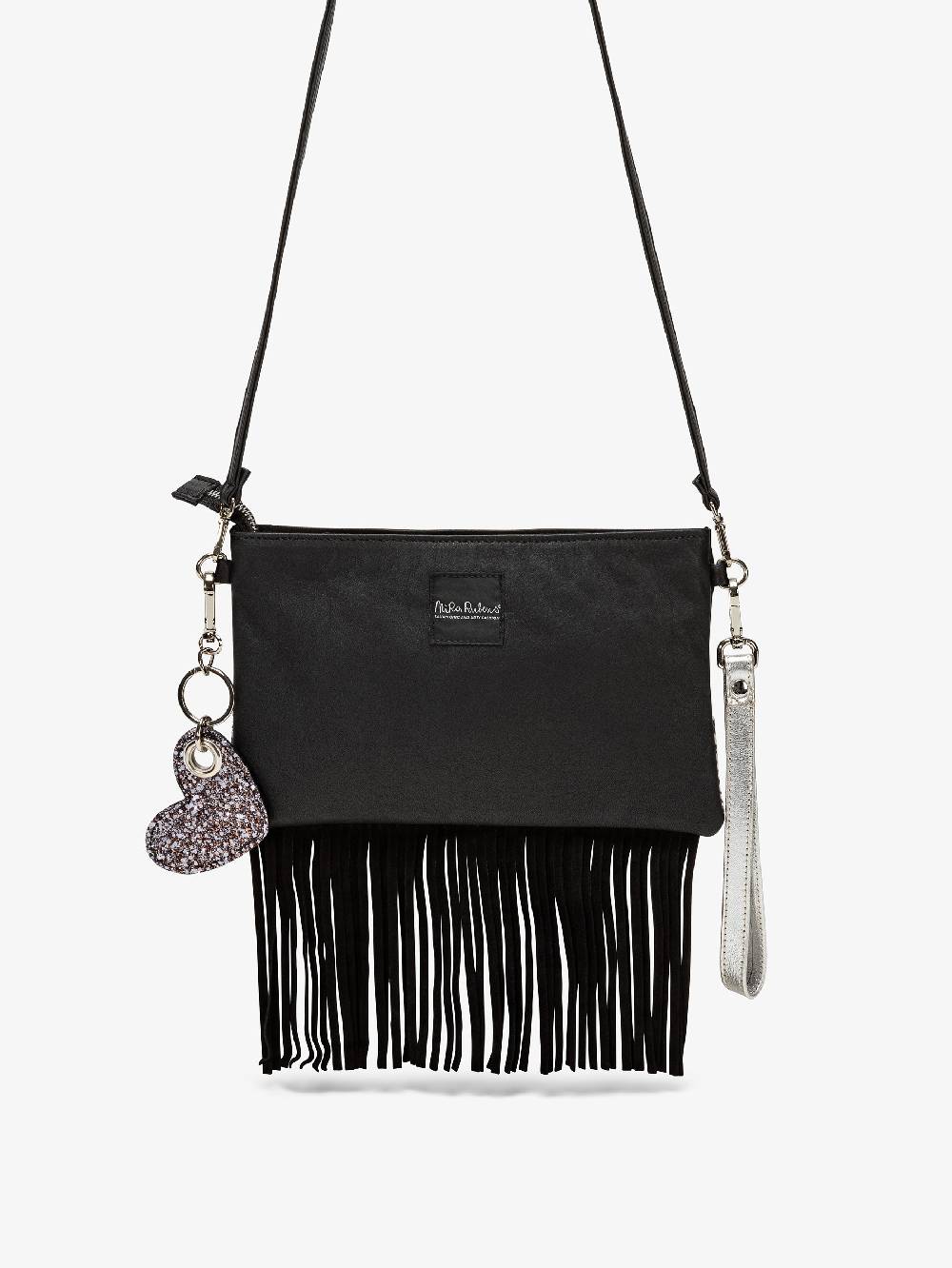 Nira Rubens Minibag Frange - Zebrina Silver Online