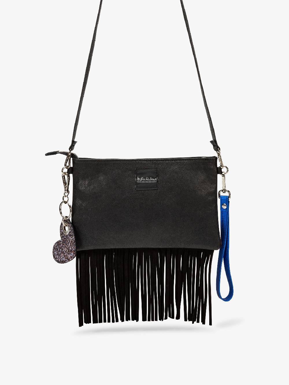 Nira Rubens Minibag Frange - Giaguarino Electric Blue 50% di sconto con spedizione gratuita