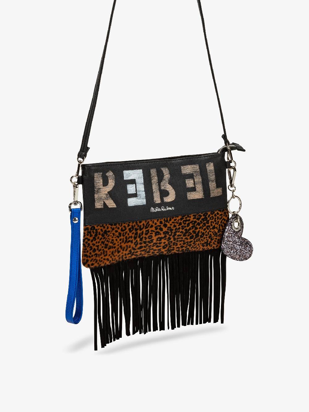 Nira Rubens Minibag Frange - Giaguarino Electric Blue 50% di sconto con spedizione gratuita