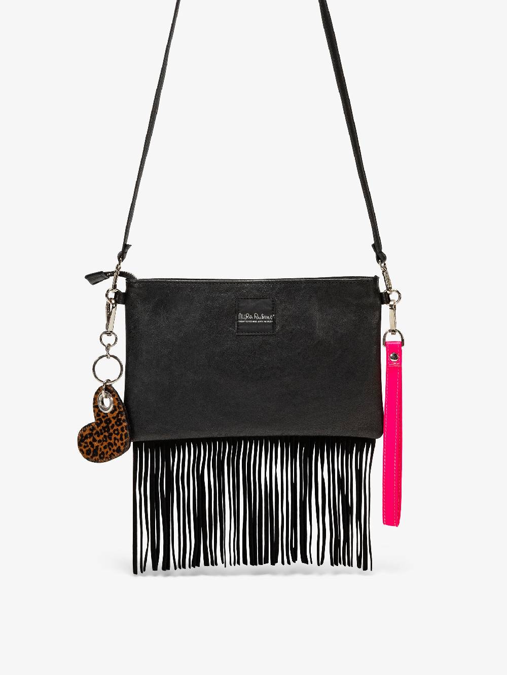 Nira Rubens Minibag Frange - Africa Pink Trasporto libero internazionale