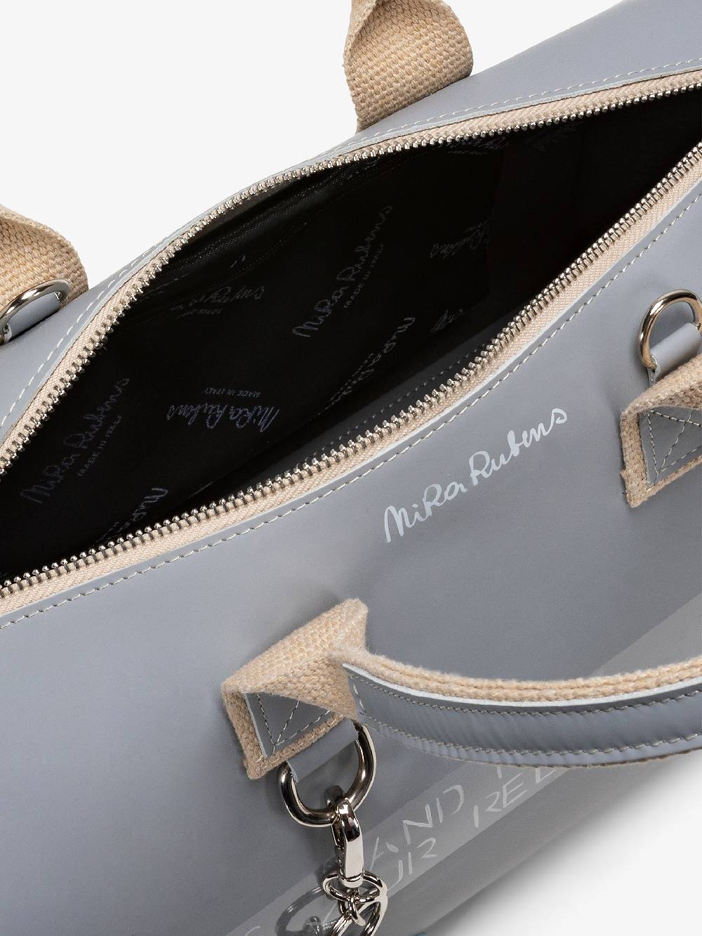 Nira Rubens EASY BAG - HEMATITE GLOSSY Grandi sconti