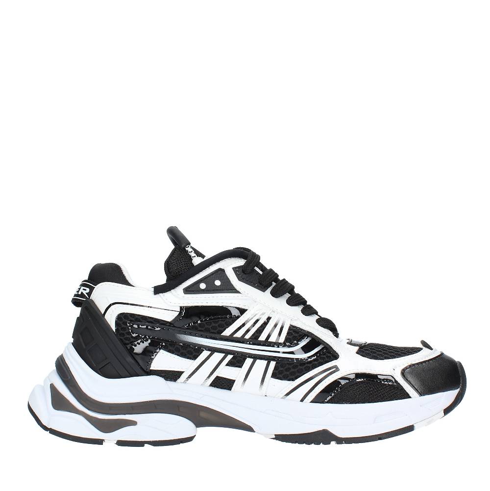 ASH Sneakers modello RACE in ecopelle e tessuto Nuova