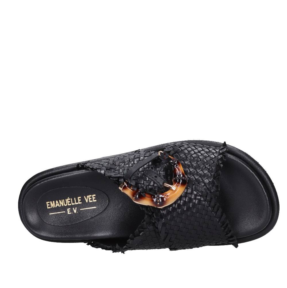 EMANUELLE VEE Mules in pelle Qualità Garantita