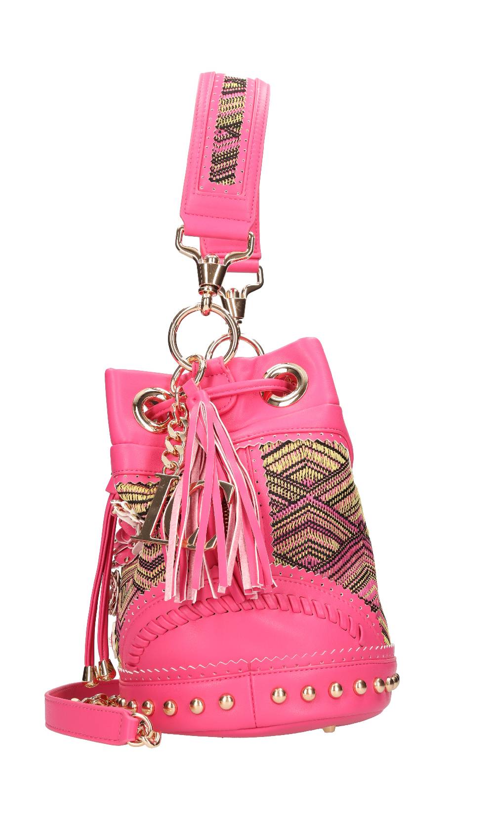 LA CARRIE Borsa in rafia ed ecopelle Vendite Flash