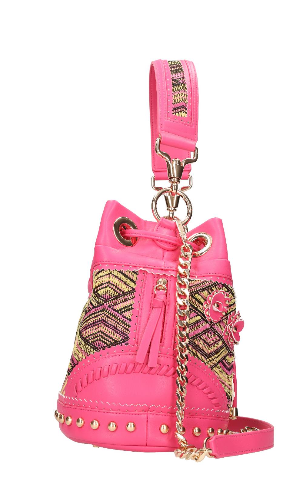 LA CARRIE Borsa in rafia ed ecopelle Vendite Flash