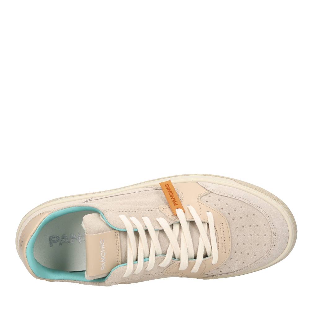 PANCHIC Sneakers modello P02 LOW-TOP di PANCHIC in camoscio con inserti in pelle Saldi Di Fabbrica