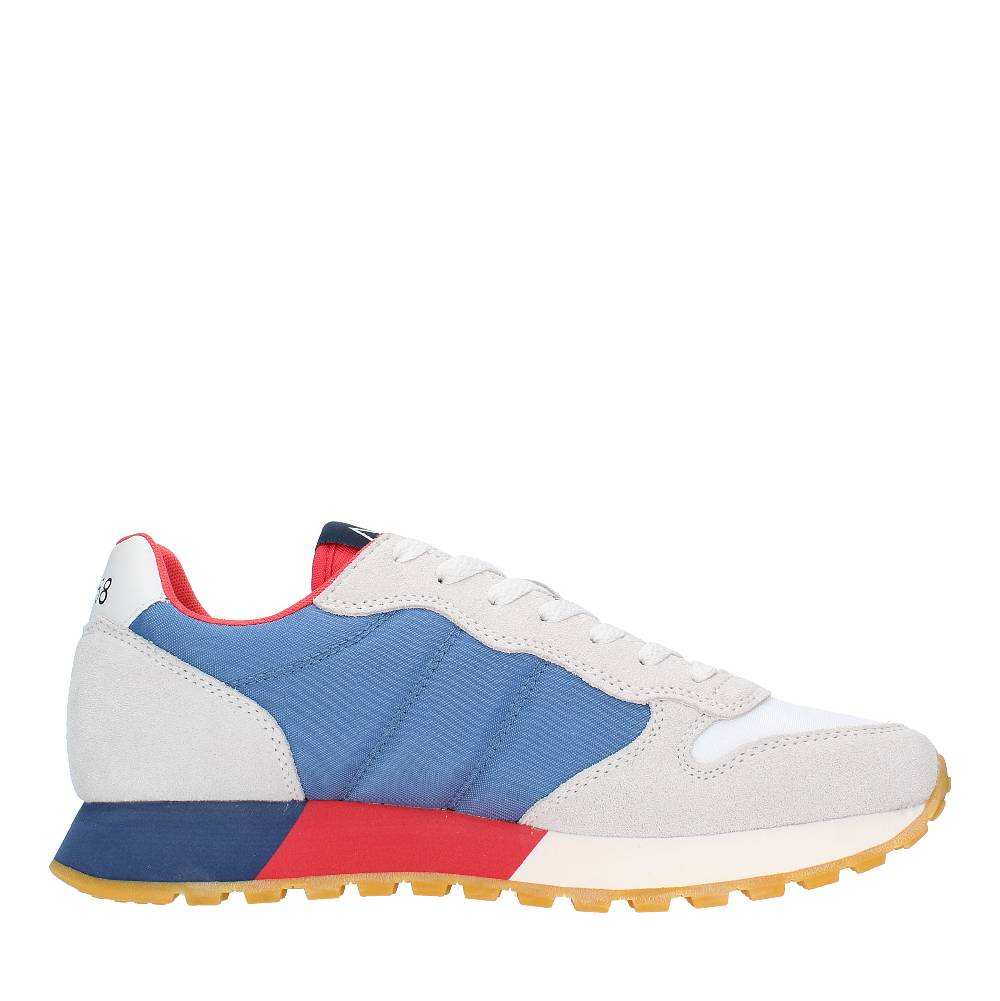 SUN68 Sneakers in pelle camoscio e tessuto Vendite Flash