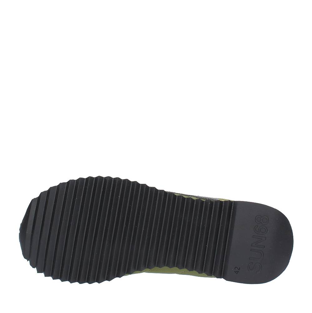 SUN68 Sneakers in pelle e tessuto Nuova