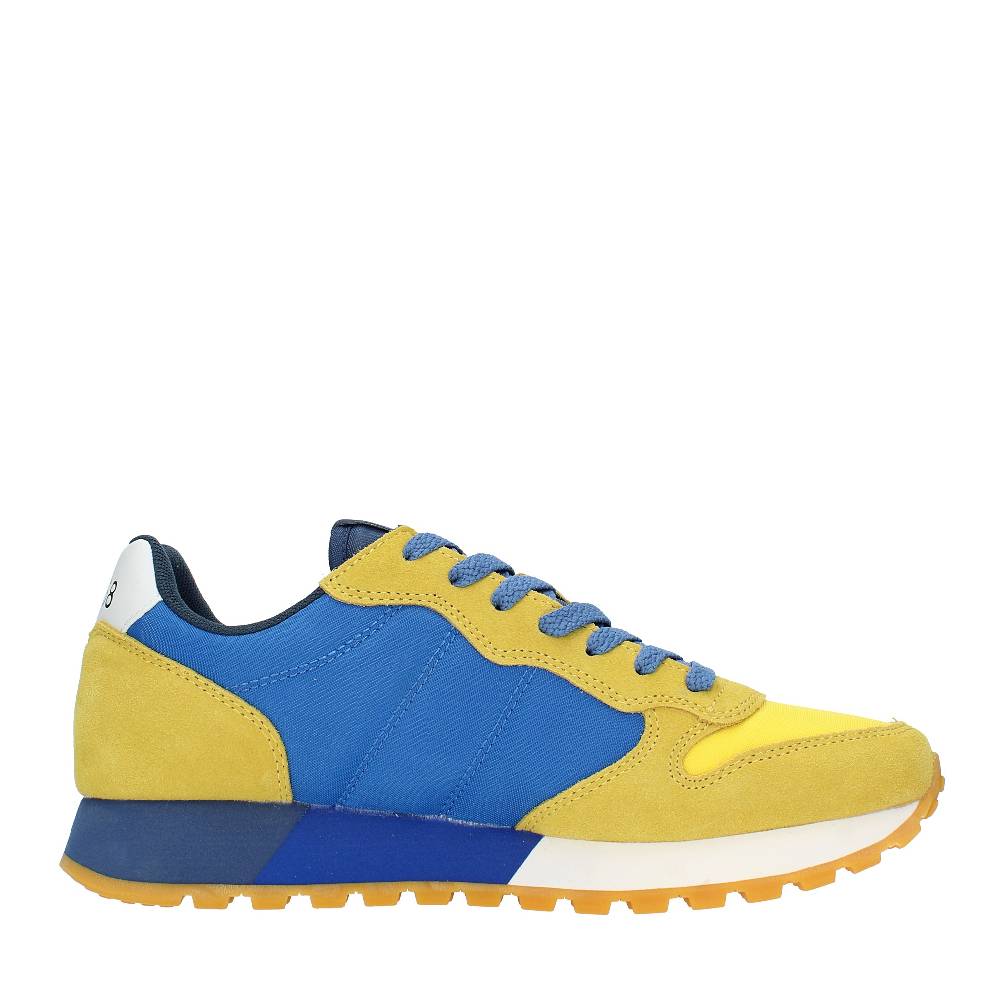 SUN68 Sneakers in pelle camoscio e tessuto Shopping Online