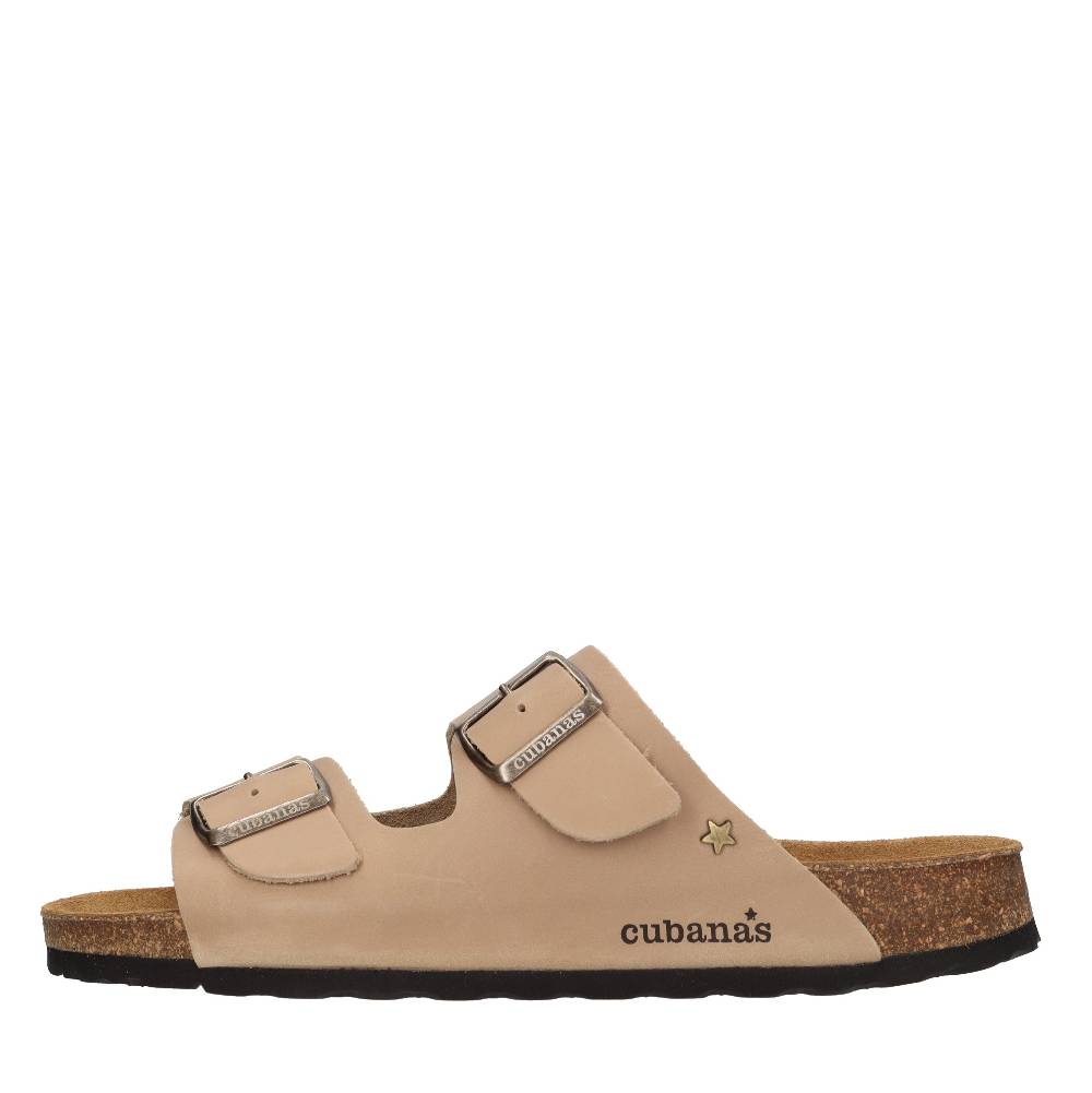 CUBANAS Mules in pelle Moda